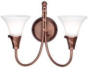 Elstead EM2-COPPER - Fali lámpa EMILY 2xE14/40W/230V