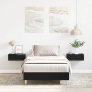 Ágykeret Musta tammi 90 x 190 cm Faanyag