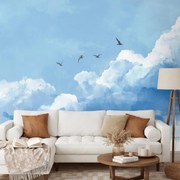 Fotótapéta - Madarak a felhőkben (147x102 cm)
