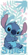 Disney Lilo és Stitch, A csillagkutya Palm Leaves fürdőlepedő, strand törölköző 70x140cm