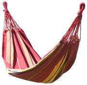 Függőágy 200x100 cm piros/sárga