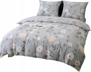 Prémium pamut ágyneműhuzat 220x200 virágos ágynemű szett