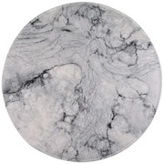 Világosszürke mosható kerek szőnyeg ø 80 cm – Vitaus