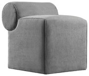 TIKI puff 47x45 cm szürke