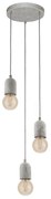 Eglo SILVARES 95523 függeszték, 3x60W E27