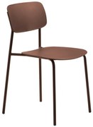 Terrakotta színű étkezőszék szett 2 db-os Kirkland – Unique Furniture