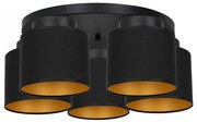 Felületre szerelhető csillár FRODI 5xE27/60W/230V fekete