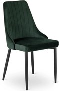 Étkezőszék BARI zöld bársony