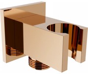 Mexen Cube szögletes csatlakozó, rózsaszín arany - 79300-60
