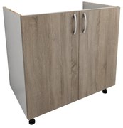 Benita 2 ajtós Alsó konyhaszekrény Sonoma Tölgy-Fehér 80x50x80 cm