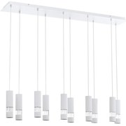Eglo 39703 - LED Csillár zsinóron BERNABETA 10xGU10/5W/230V fehér