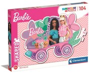 Barbie Roller Skate 104 db-os forma puzzle Clementoni