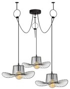 Csillár zsinóron TEL 3xE27/40W/230V pók