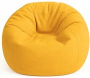 XL beltéri babzsákfotel – mustársárga