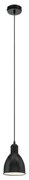 Eglo 55243 - PRIDDY kábeles függőlámpa 1xE27/60W/230V fekete