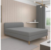 Kárpitozott heverő BRISBANE 110x200 cm szürke