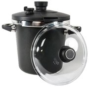 Titán felületű 7 l kukta indukciós 2 fedővel