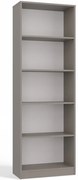 Aldabra R60 polcos szekrény, könyvtartó, 60x182x30 cm, agyag színű