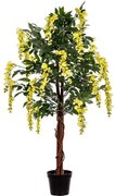 PLANTASIA Műnövény Wisteria 120 cm sárga