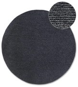 Sötétszürke kézi szövésű gyapjú kerek szőnyeg ø 160 cm Francois – Villeroy&amp;Boch