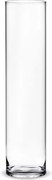 Üveg váza Henger Tuba h 60 cm d 15 cm