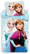 Egyszemélyes pamut gyerek ágyneműhuzat 140x200 cm Frozen "Light blue" – Jerry Fabrics