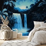 Fotótapéta - Éjjeli vízesés (147x102 cm)