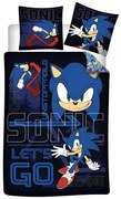 Sonic a sündisznó Unstoppable ágyneműhuzat 140×200cm, 70×90 cm
