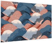 Kép - Japán hullámok (90x60 cm)