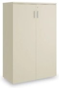 SimpleOffice közepes szekrény 80 x 40 x 120 cm, nyír