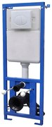Rejtett vécétartály 11 liter 41x14x(110-125) cm