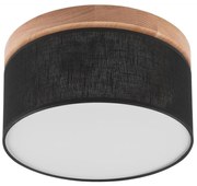 Brilagi - LED mennyezeti lámpa BELLADONNA 1xE27/15W/230V, 30 cm, fekete/dub