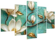 Kép - 3D magnóliák (150x105 cm)