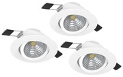 Eglo Saliceto 900745 süllyesztett lámpa, 3x6W LED, 2700K, 1350 lm