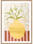 Kép 52x72 cm Yellow Vase – Malerifabrikken