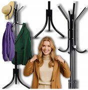 Praktikus mobil ruhafogas, 170 cm magas, fekete, RT