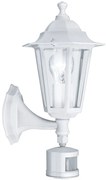 Eglo Laterna 5 22464 mozgásérzékelős kültéri falilámpa, 1x60W E27