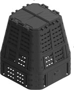 Kerti műanyag komposztáló 740 L fekete