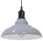 függesztéklámpa magassága állítható E27 fényes szürke Ø31cm fém