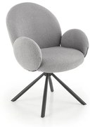 K498 forgatható étkezőszék szürke