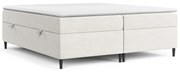 Krémszínű ágyneműtartós boxspring ágy 140x200 cm Araya – Maison de Rêve