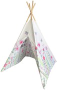G21 játék - Teepee sátor Tavaszi rét, rózsaszín virágok
