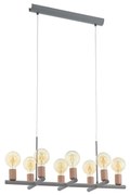 Eglo 97449 - Csillár zsinóron ADRI 2 8xE27/60W/230V