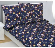 Bellatex Manó Karácsonyi gyerek pamut ágyneműhuzat, 140 x 200 cm, 70 x 90 cm