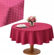 Abrosz Piros Kerek Foltálló Dekoratív Alkalmi 140cm