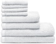 Fehér gyorsan száradó pamut törölköző és fürdőlepedő készlet 8 db-os Quick Dry – Catherine Lansfield