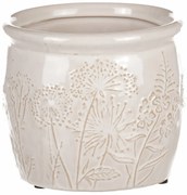 Flores virágtartó, 14 x 12 x 14 cm, kerámia