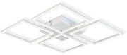 Top Light - LED Dimmelhető felületre szerelhető csillár R4xLED/16,25W/230V szögletes fehér + távirányító