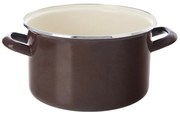 Orion Smaltált fazék szegéllyel, barna, 3 l, 3 l