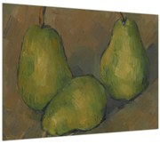 Kép - Paul Cézanne, Three Pears, reprodukciók (70x50 cm)